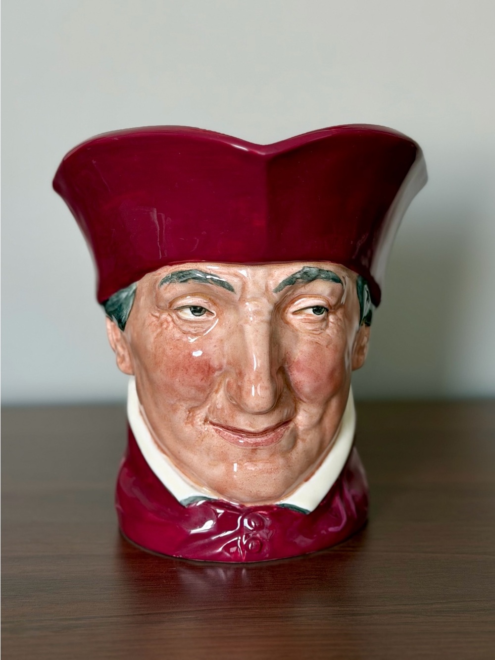 Royal Doulton The Cardinal Large 6” Vintage Character Jug England